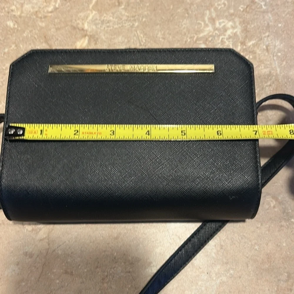 Steve Madden Crossbody Black Adjustable Strap - Picture 5 of 6